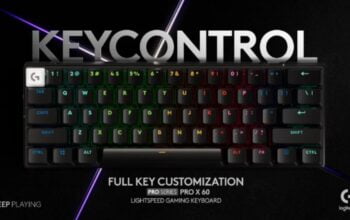 Logitech G PRO X 60 LIGHTSPEED, Keyboard Gaming Nirkabel dengan Fitur KEYCONTROL